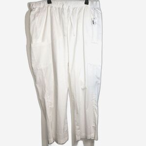 New Vera Bradley White Cargo Pants 2XL Petite